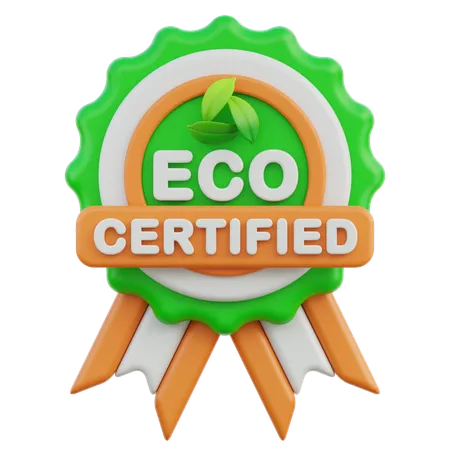 Éco certifié  3D Icon