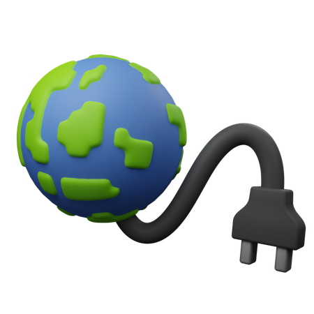 Eco Charge  3D Icon