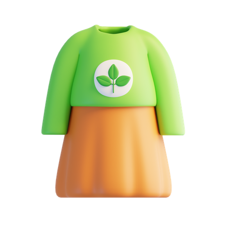 Eco Clothes  3D Icon