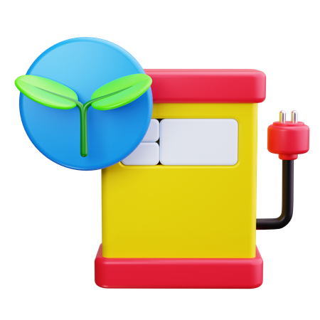 Eco fuel  3D Icon