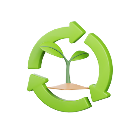 Écoconservation  3D Icon