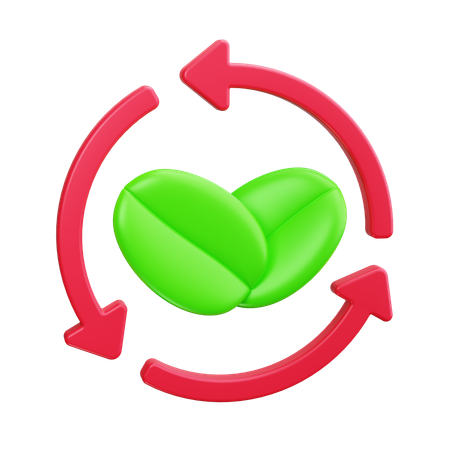 Eco Cycle  3D Icon