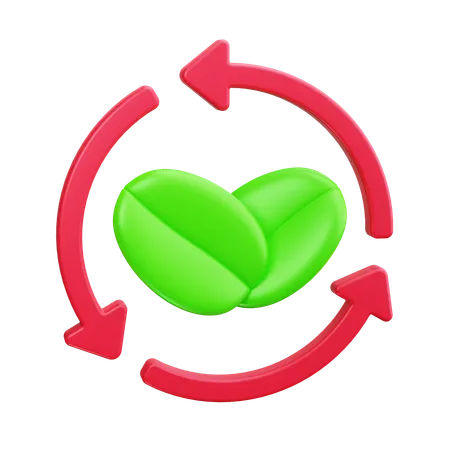 Eco Cycle  3D Icon