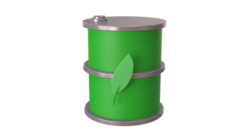 Eco Drum  3D Icon