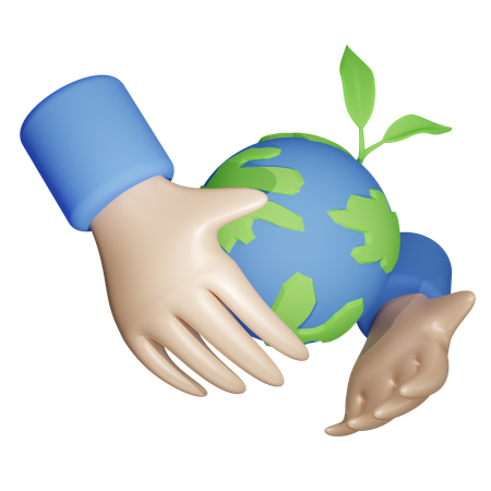 Eco Earth  3D Icon