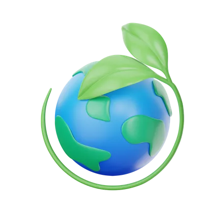 Eco Earth 3D Icon