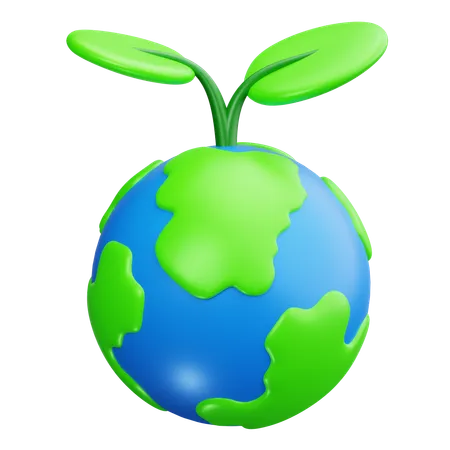 Energía ecológica  3D Icon