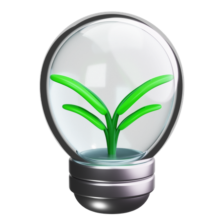 Energía ecológica  3D Icon