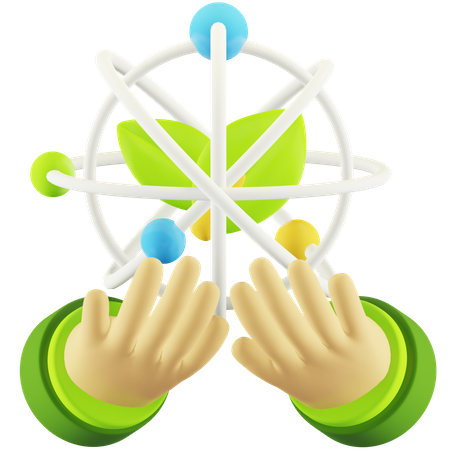 Energia Ecológica  3D Icon