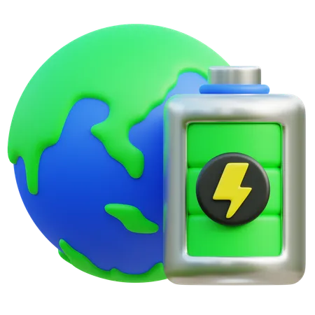 Eco Energy  3D Icon