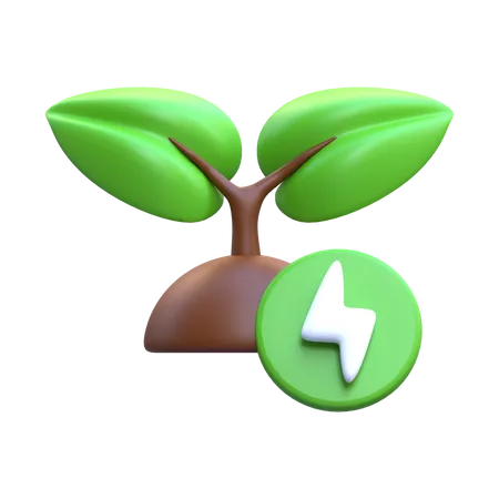 Eco Energy  3D Icon