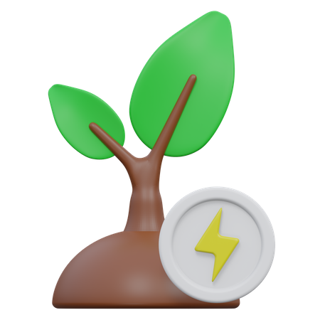 Eco Energy  3D Icon