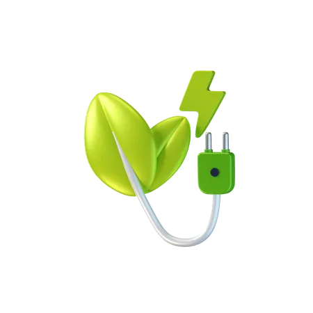 Eco Energy  3D Icon