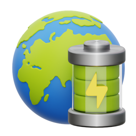 Eco Energy  3D Icon