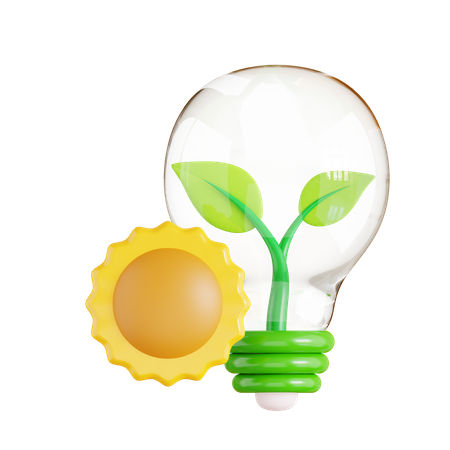 Eco Energy  3D Icon