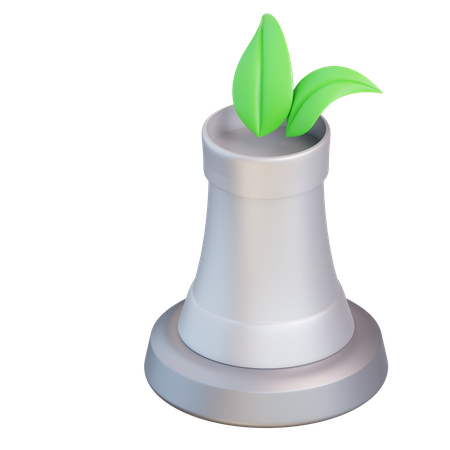 Eco Factory  3D Icon