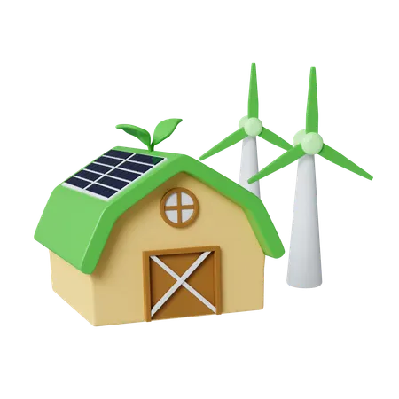 Eco Farm  3D Icon