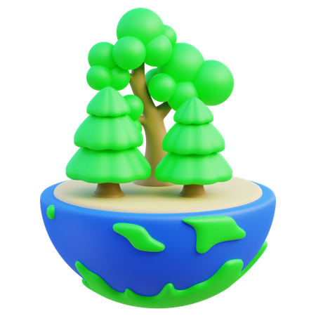 Écoforêt  3D Icon