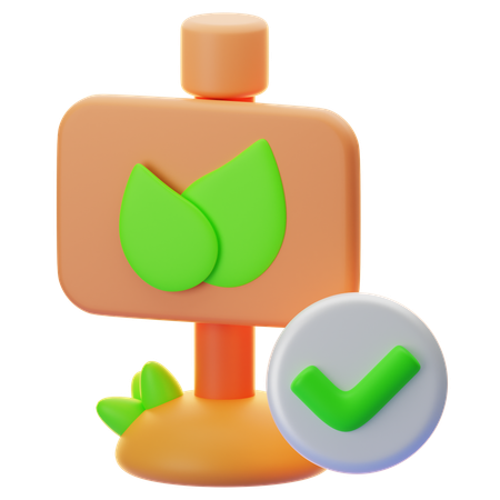 Eco Friendly  3D Icon