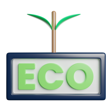 Eco Friendly  3D Icon