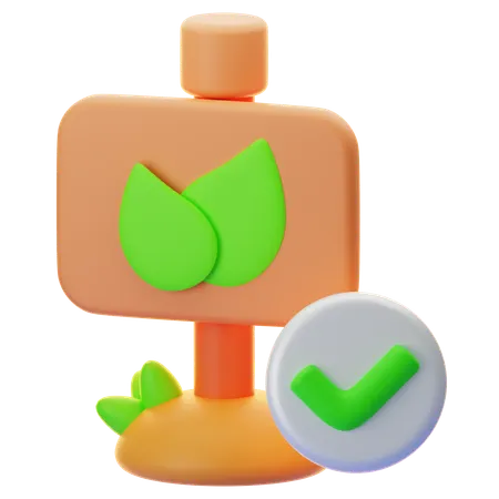 Eco Friendly  3D Icon