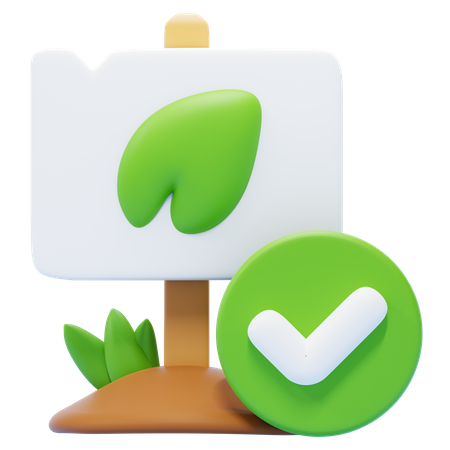 Eco Friendly  3D Icon