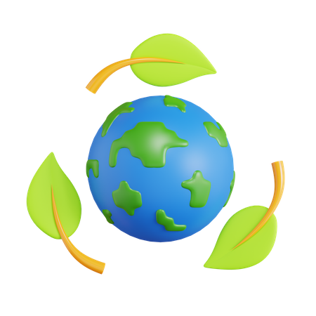 Eco Friendly  3D Icon