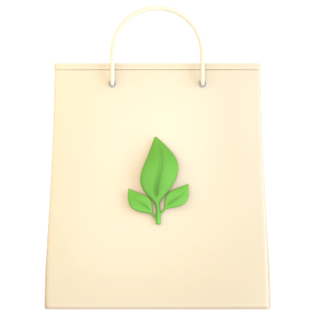 Eco-friendly Bag  3D Icon