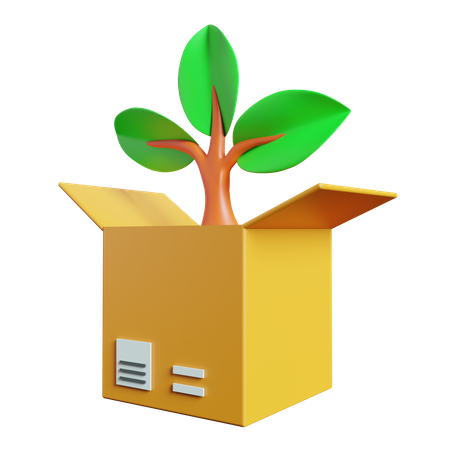 Eco Friendly Delivery  3D Icon