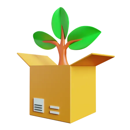 Eco Friendly Delivery  3D Icon