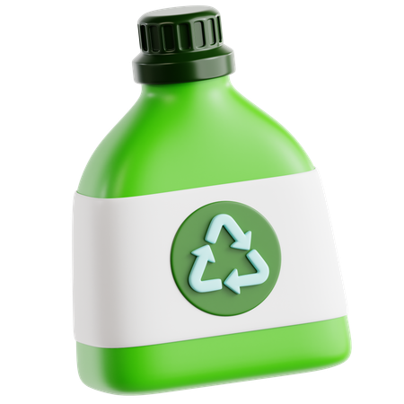 Eco-Friendly Detergent  3D Icon