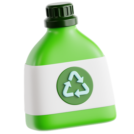 Eco-Friendly Detergent  3D Icon