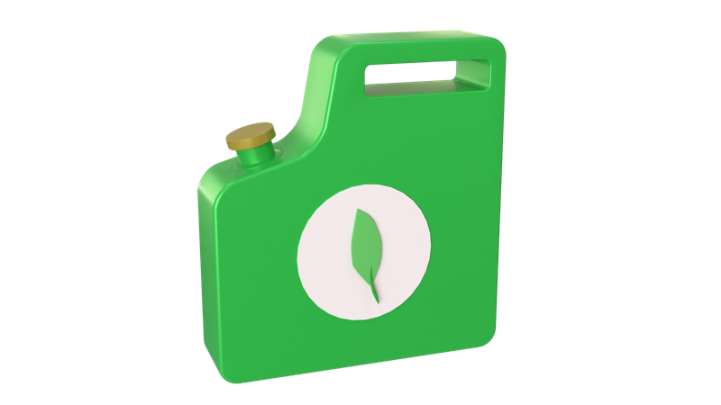 環境に優しい燃料  3D Icon