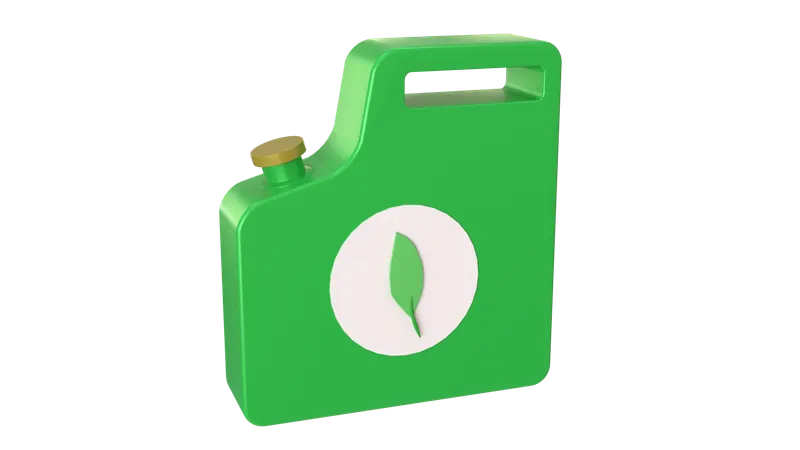 環境に優しい燃料  3D Icon