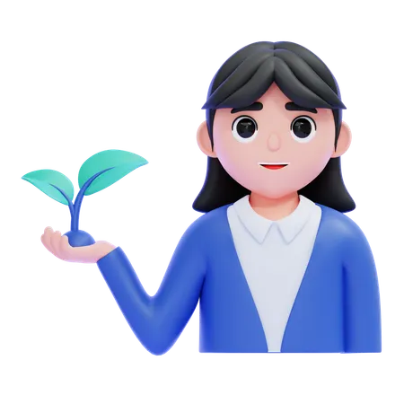 Eco-Friendly Movement  3D Icon