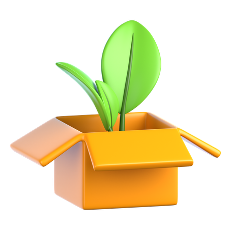 ECO Friendly Package  3D Icon