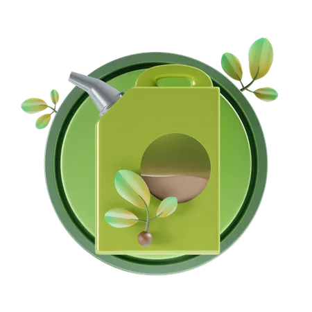 Eco Fuel  3D Icon