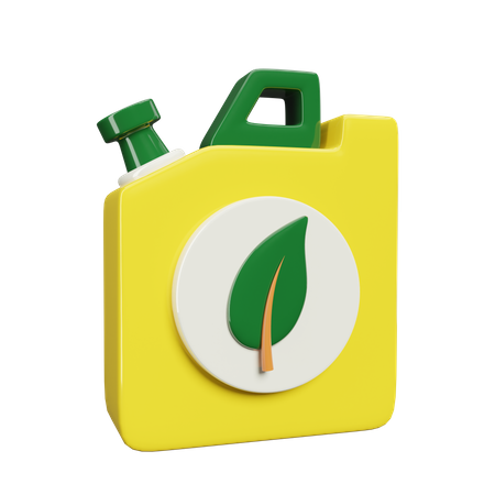 Eco Fuel  3D Illustration