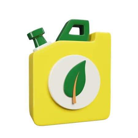 Eco Fuel  3D Illustration