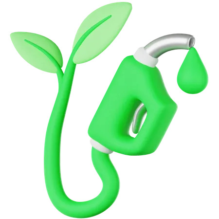 Eco Fuel 3 D Icon 3D Icon