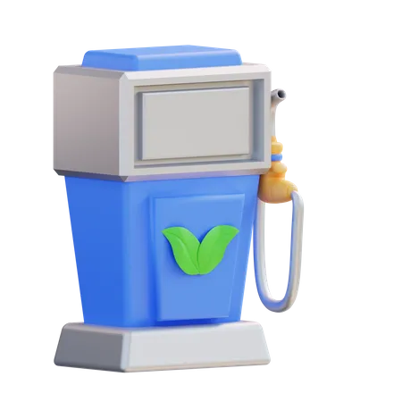 3 D Illustration Of Vehicle Fuel From Plant 3D Icon