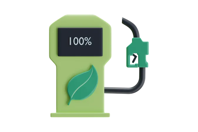 Eco Fule  3D Icon