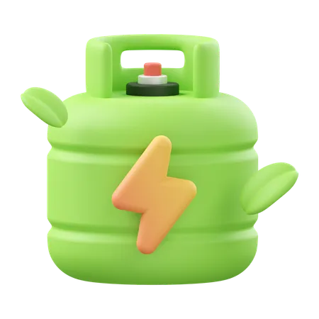 Gasolina ecológica  3D Icon