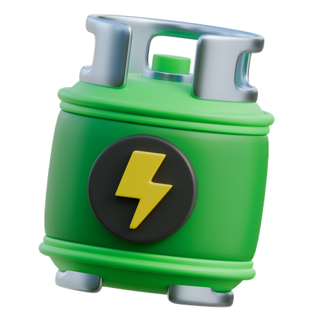 Eco Gasoline  3D Icon