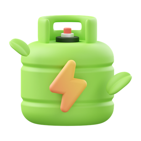 Eco Gasoline  3D Icon