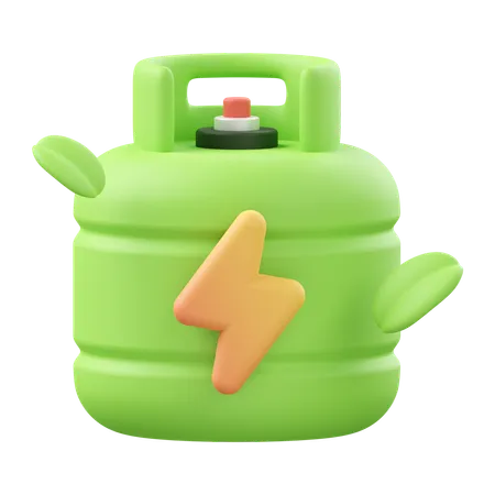 Eco Gasoline  3D Icon