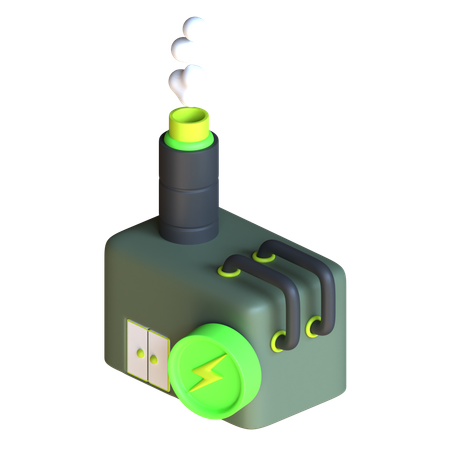 エコ地熱  3D Icon