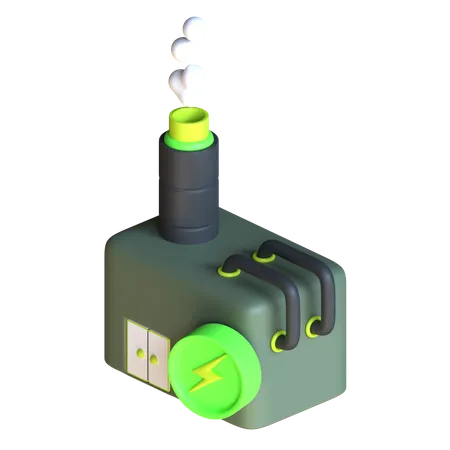 Eco Geothermal  3D Icon