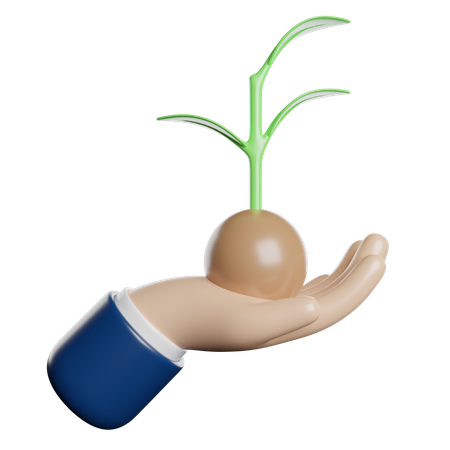 Eco Growth  3D Icon