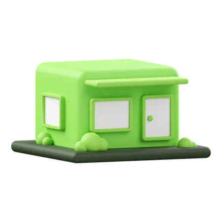 Hogar ecológico  3D Icon